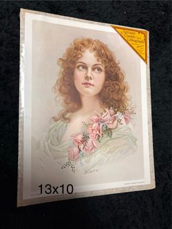 Purity Vintage Art Print from Antique Lithographs Collection