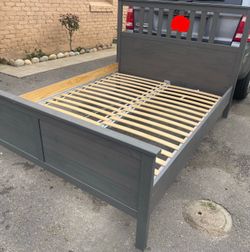 ikea hemnes grey bed frame