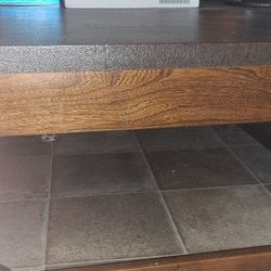 Mahogany Top Coffee Table