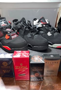 Jordan 4s  and cologne