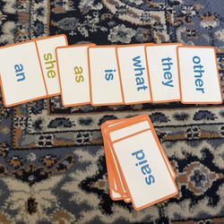 Sight Words Flash Cards