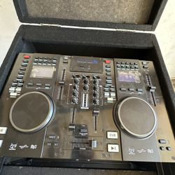 dj system and speakers