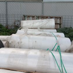 Industrial Rolls Of Plastic Very Heavy Approximately 800 To 900 Lb Of Roll You Must Move $300 Each
