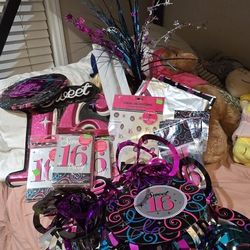 Sweet 16 Party Supplies