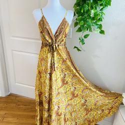 Women Ladies Boho Floral Maxi Dress Cocktail Party Evening Summer Beach Sundress one size 