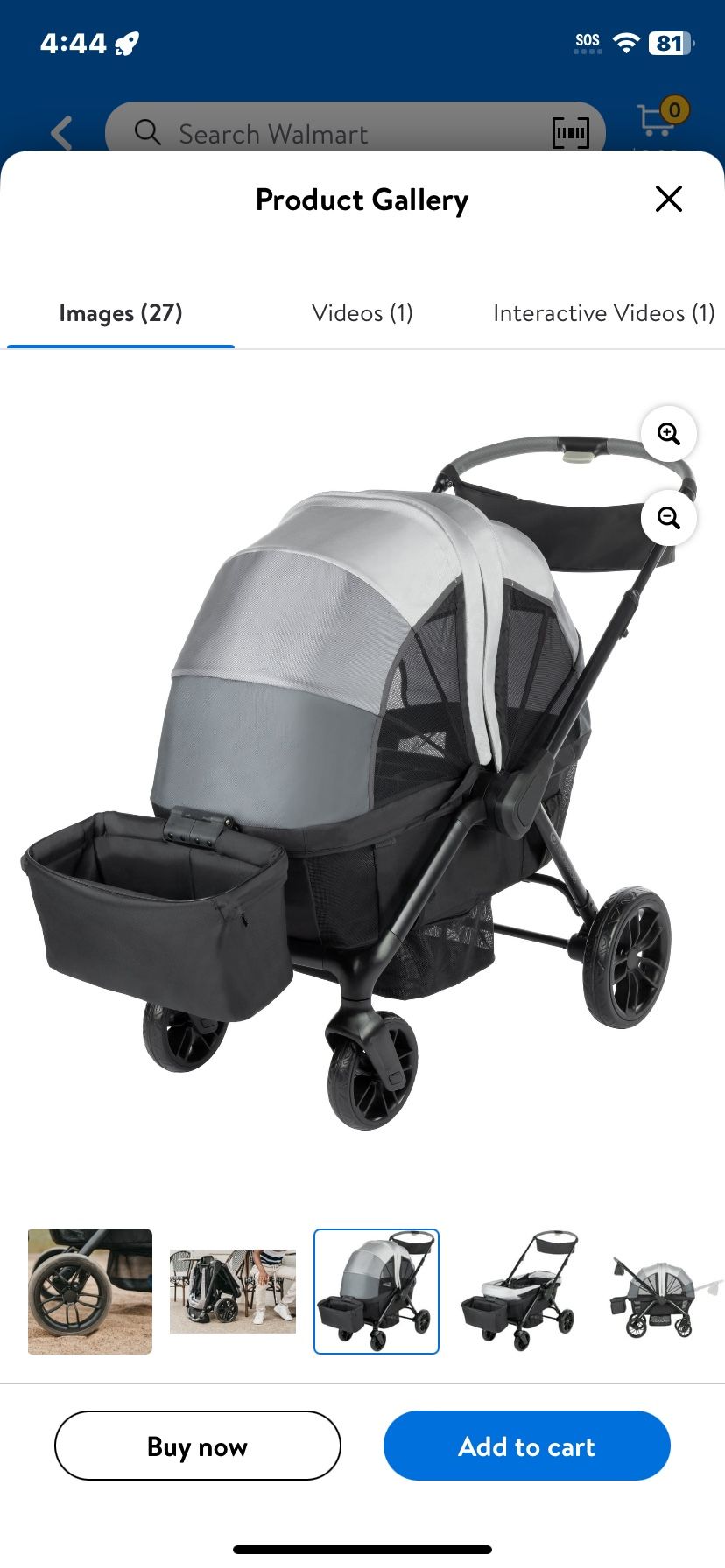 Wagon Double Stroller