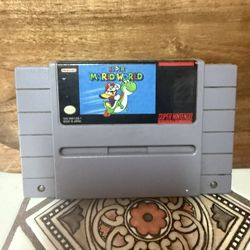 Super Mario World For Super Nintendo (SNES)