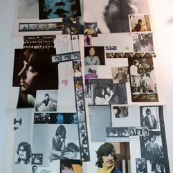 Beatles 1968 White Album Original Poster Insert & Song Lyrics Artwork Apple Corp