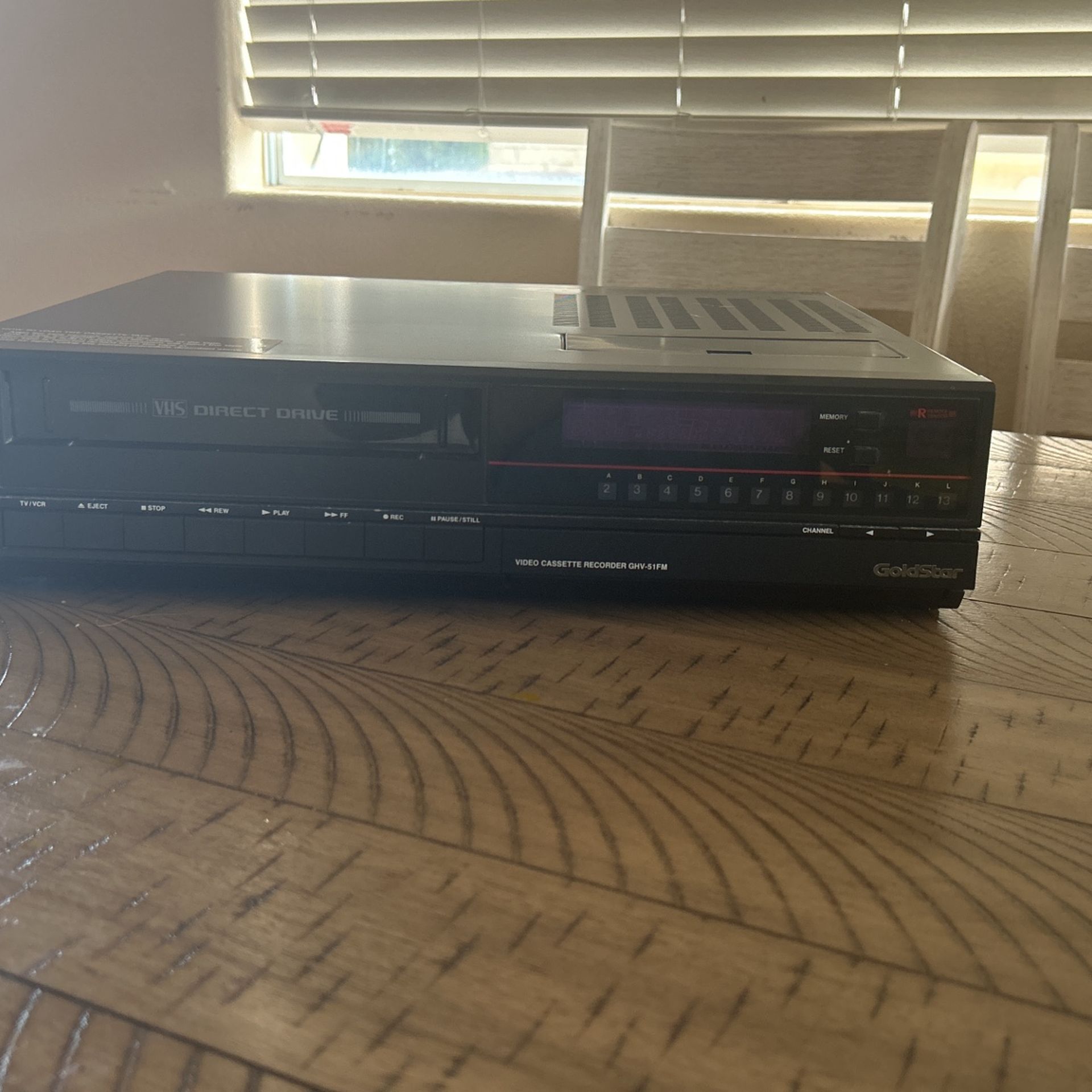 VHS Direct Drive And Cassette Recorder GHV-51FM
