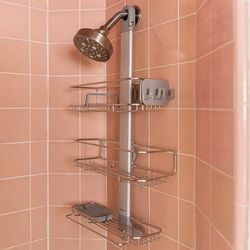 Simple Human Extendable Shower Caddy