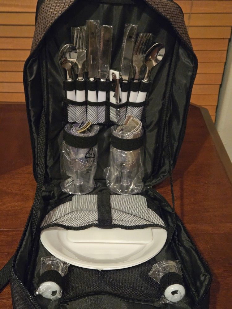 Picnic Beach Backpack Set for 2
