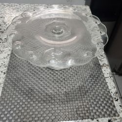 Vintage Indiana Teardrop cake stand