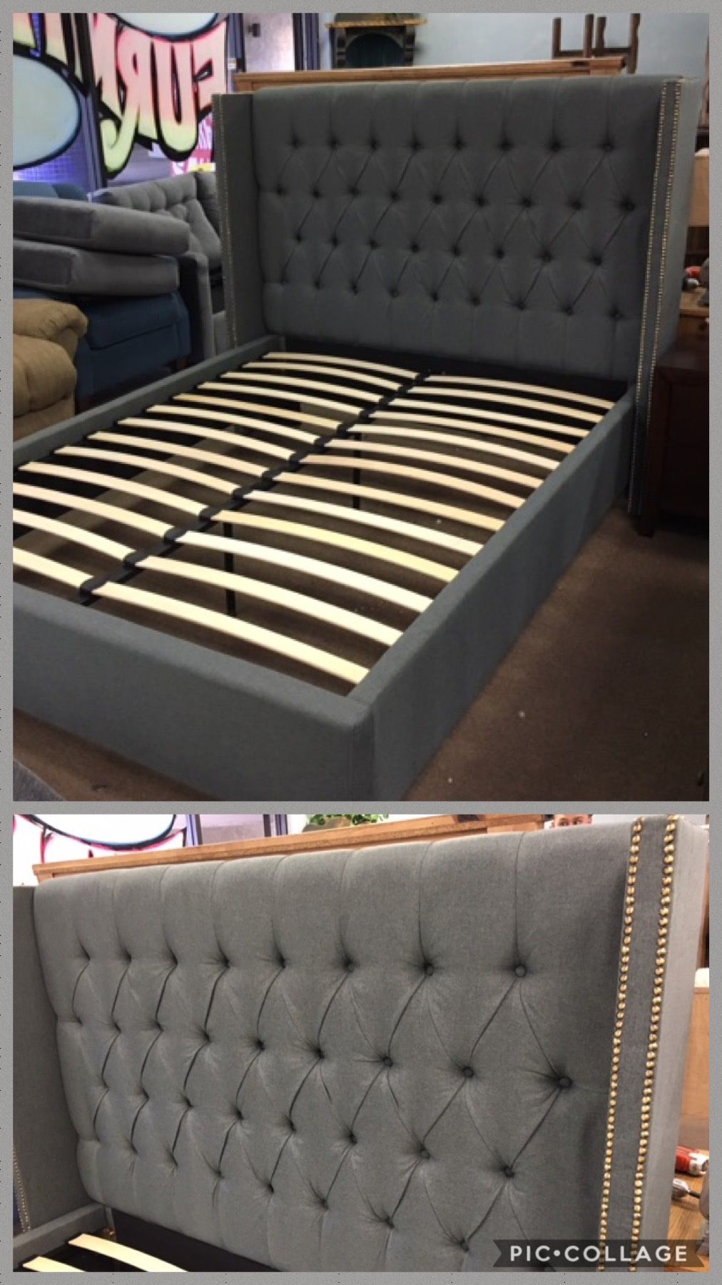 King bed frame