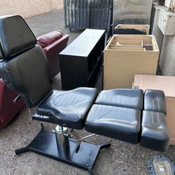 Free Tattoo Table, Couch, Recliners And Book Shelves. 