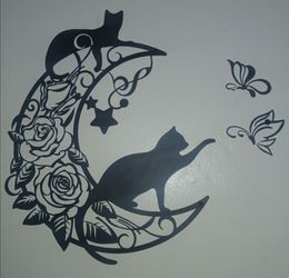 Metal Cat Wall Decor