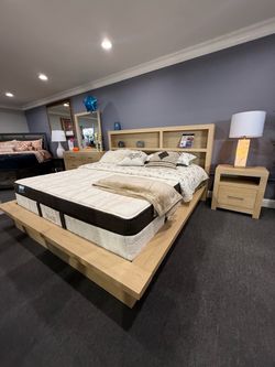 4 PC KING BEDROOM SET