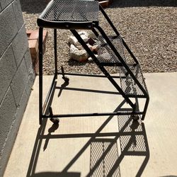 RV Rolling Metal Steps