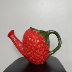 Strawberry Ceramic Watering Can