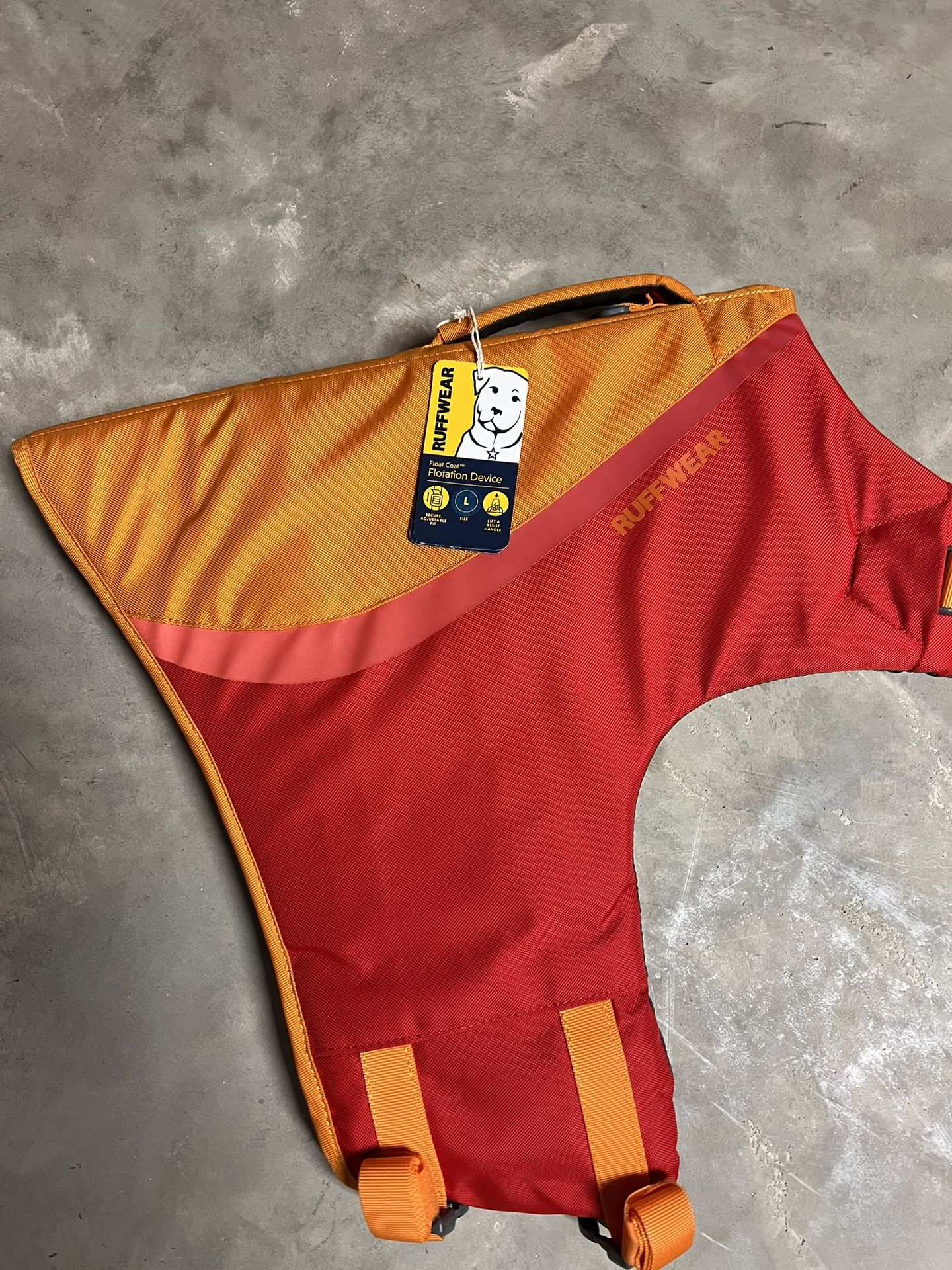 Dog Life jacket - large (new)