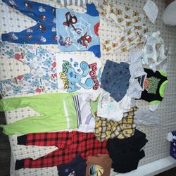 Boy Clothes PJs 12 m-2T