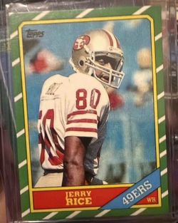 1986 Jerry Rice rookie card