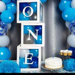 1st Birthday 'ONE' Boxes