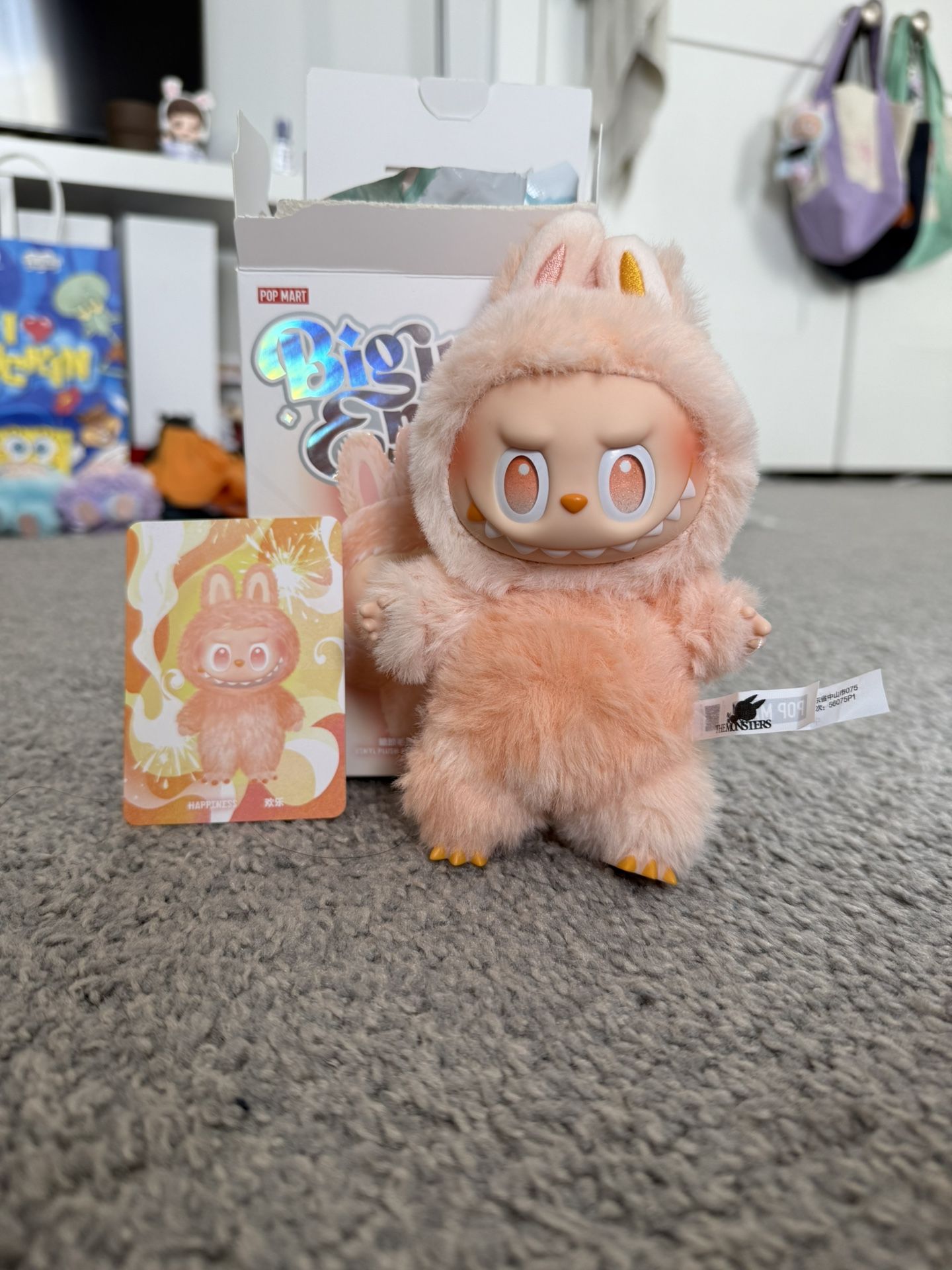 Authentic Labubu Big Into Energy - Happiness