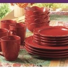 Vajilla Rubí 16 Piezas