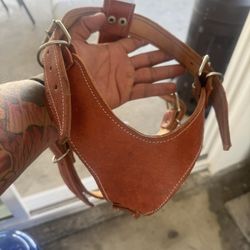 5 Way Adjustable Leather Harness