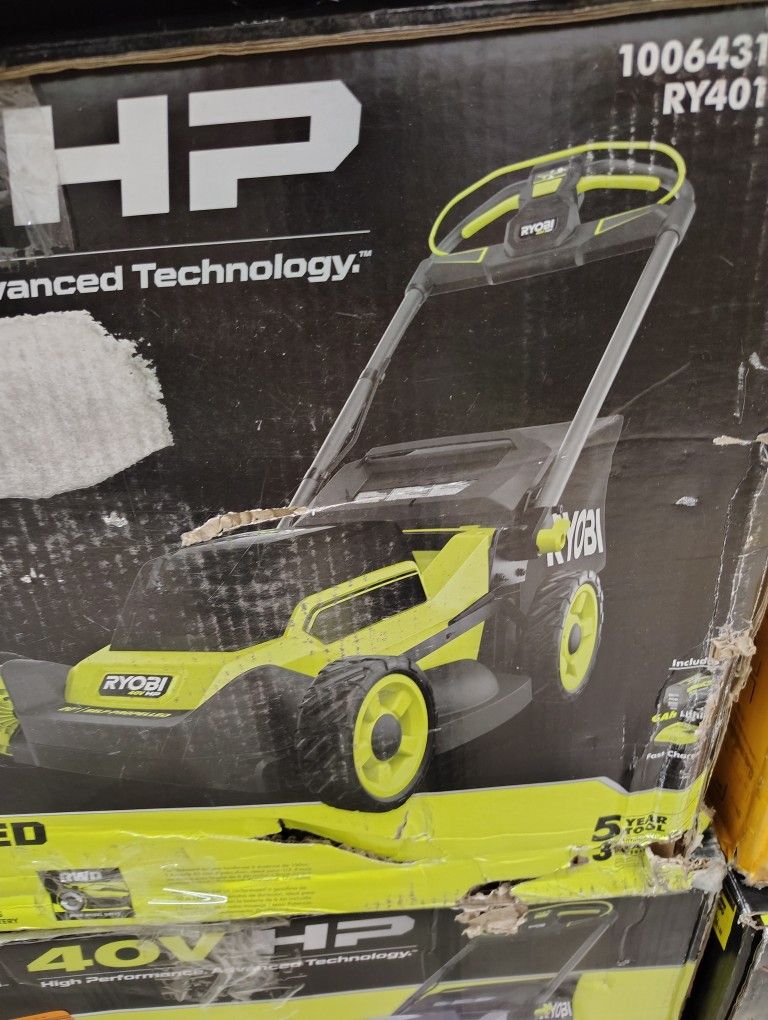 Ryobi 40v Lawn more With Battery And Charger Self Propelled