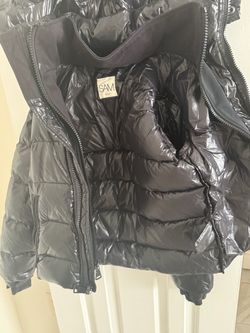 SAM. New York Black Glossy Puffer Jacket