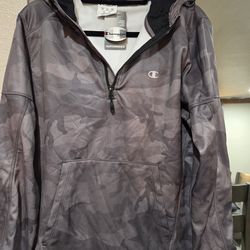 Mens CHAMPION Hoodie Camo