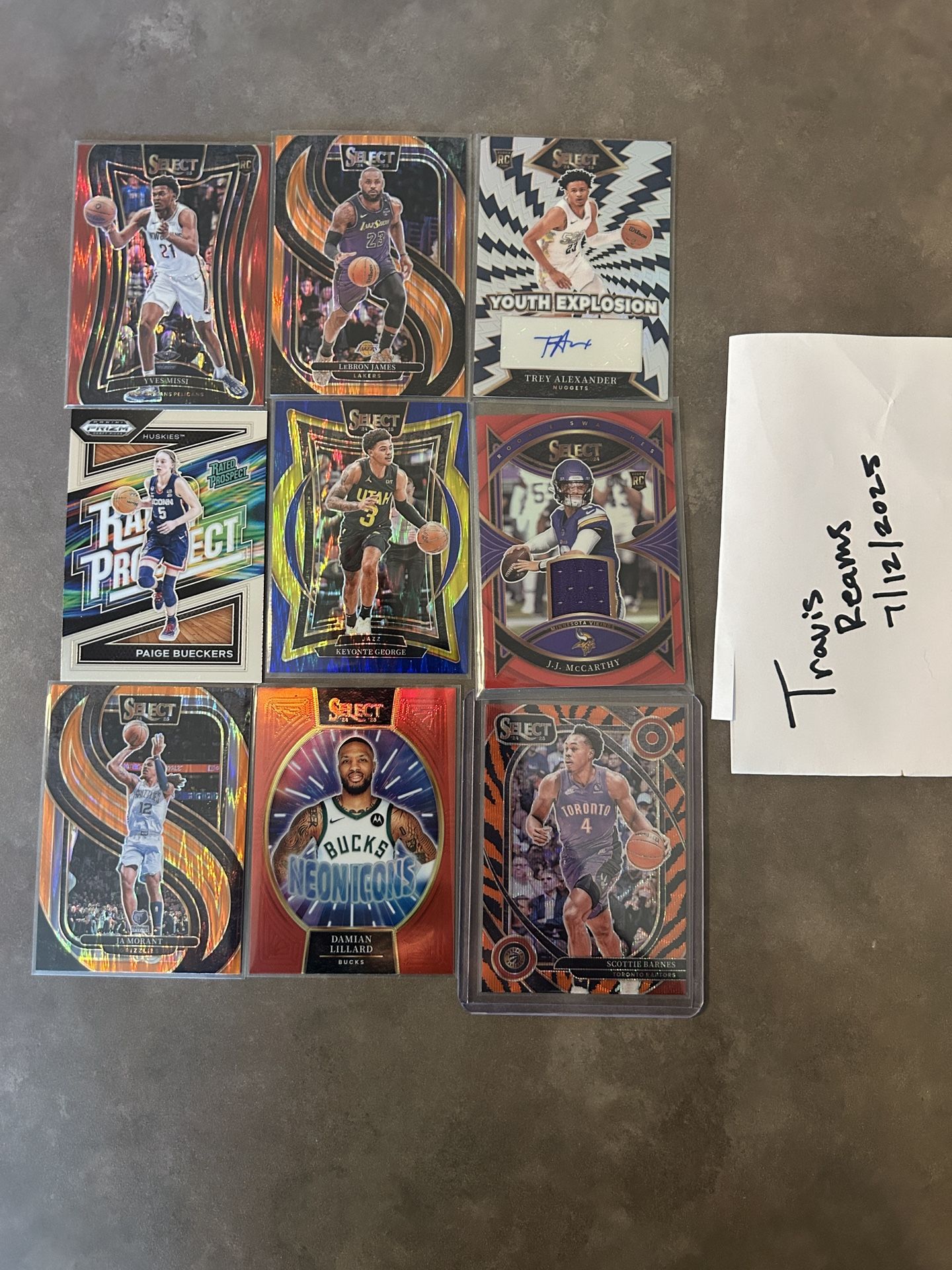 Scottie Barnes Tiger Prizm And More