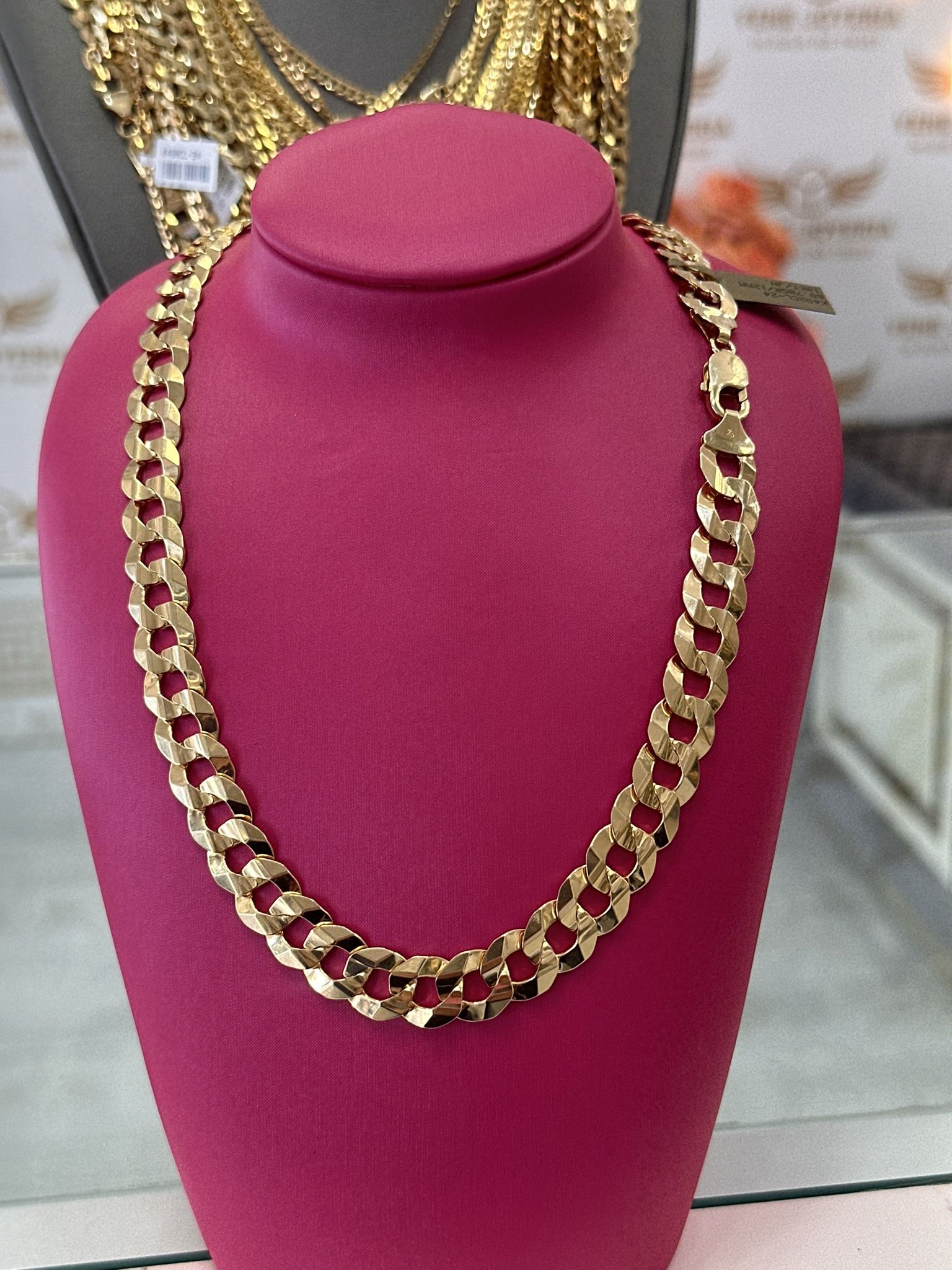 Cadena Sólida De 12 Mm De Grosor 10k