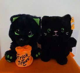 Ghost Midnight Halloween Cat Ghost Cutie Pet-tudies Stuffed Animal