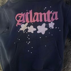 blue atlanta sp5der hoodie