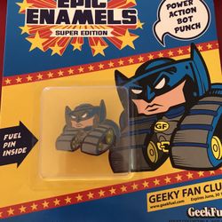 Geek Fuel Bat Bot Pin