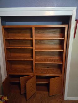 Oak bookshelf