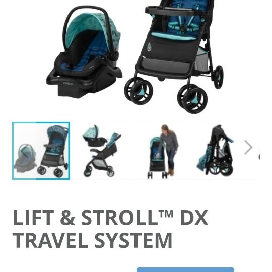 Cosco Kids™ Lift & Stroll™ DX Travel System, Featherly

