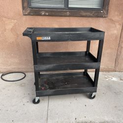 TubstrThree Tier Rolling Utility Cart With Wheels