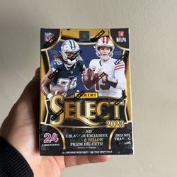 2023 Panini Select Football NFL Sealed Blaster Box Red & Blue Prism 