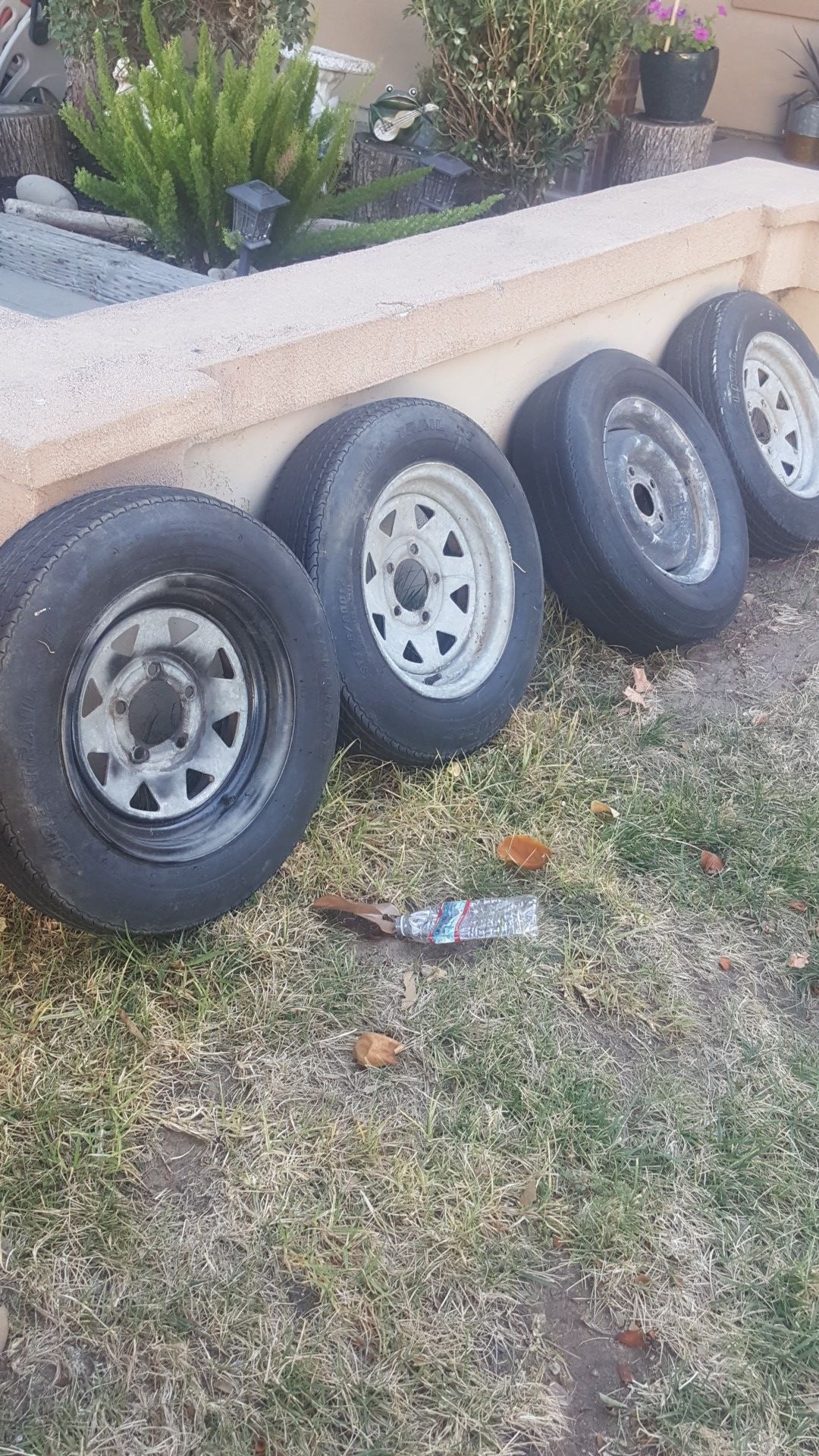 13" Trailer rims and tires