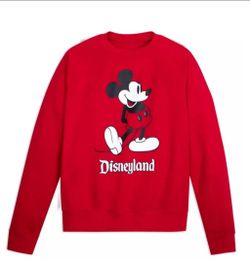 Disneyland Mickey Mouse Red Unisex Sweatshirt XL