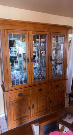 Wooden China Cabinet