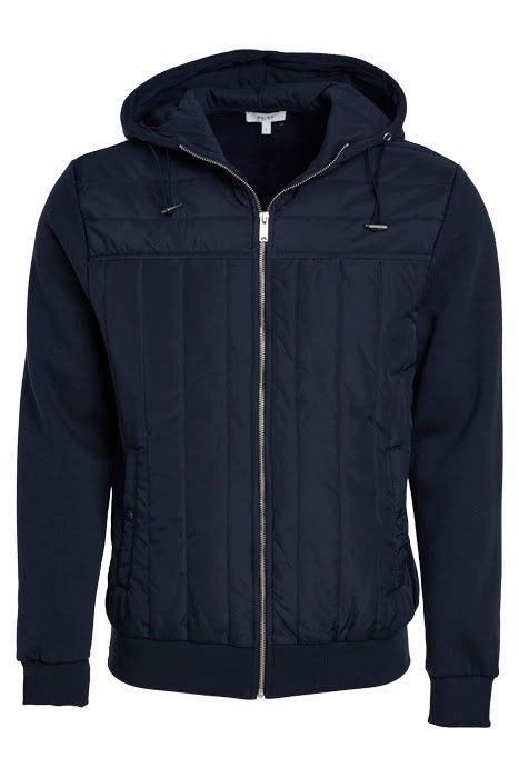 Reiss Navy Haydon Quilted Jacket