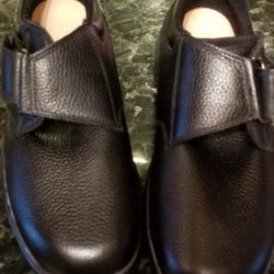Leather OrthoFeet Shoes For Men 