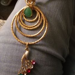Designer Peacock Necklace Rare 