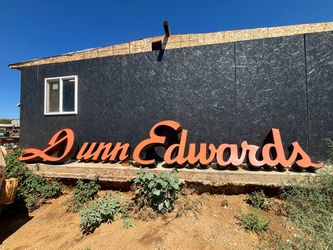Dunn Edwards Large Vintage Sign Letters