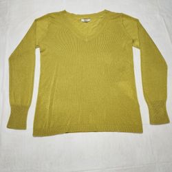 Croft And Barrow Women's Cardigan Sweater SIZE Small Color Yellow/Mustard