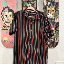 Drill Clothing Button Up